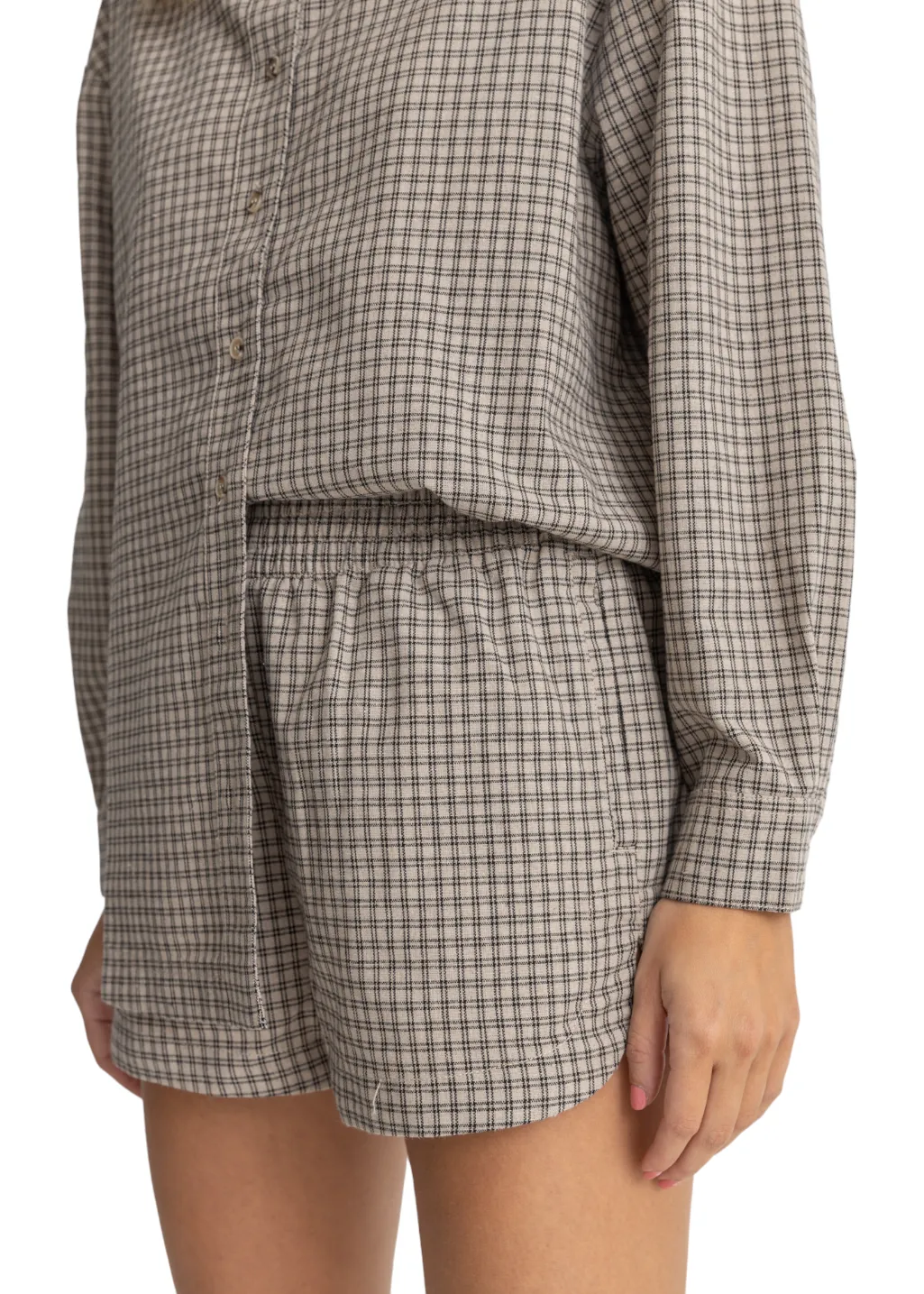 Rhythm - Sandy Check Short - Natural