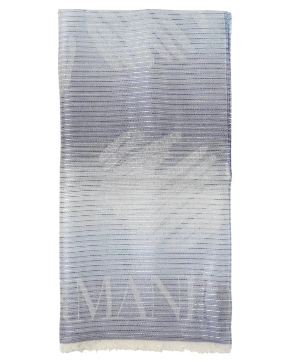 Sciarpa Emporio Armani in Misto Cotone e Modal