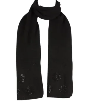 Sciarpa Nera Twinset con Strass
