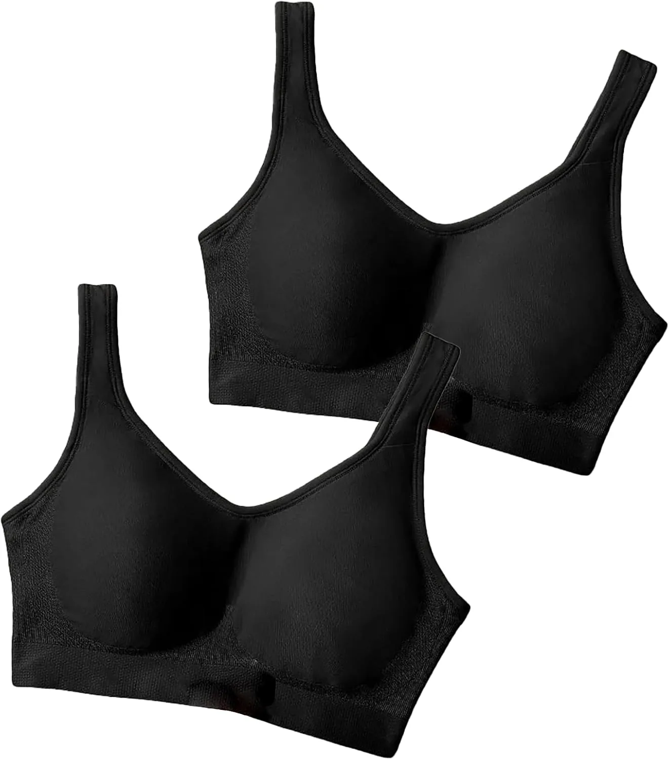 SHAPERMINT Bras for Women - Bras for Women no Underwire, Bralettes for Women Plus Size, Wireless Push up Bra