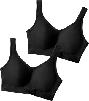 SHAPERMINT Bras for Women - Bras for Women no Underwire, Bralettes for Women Plus Size, Wireless Push up Bra