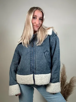 Sherpa Denim Jacket