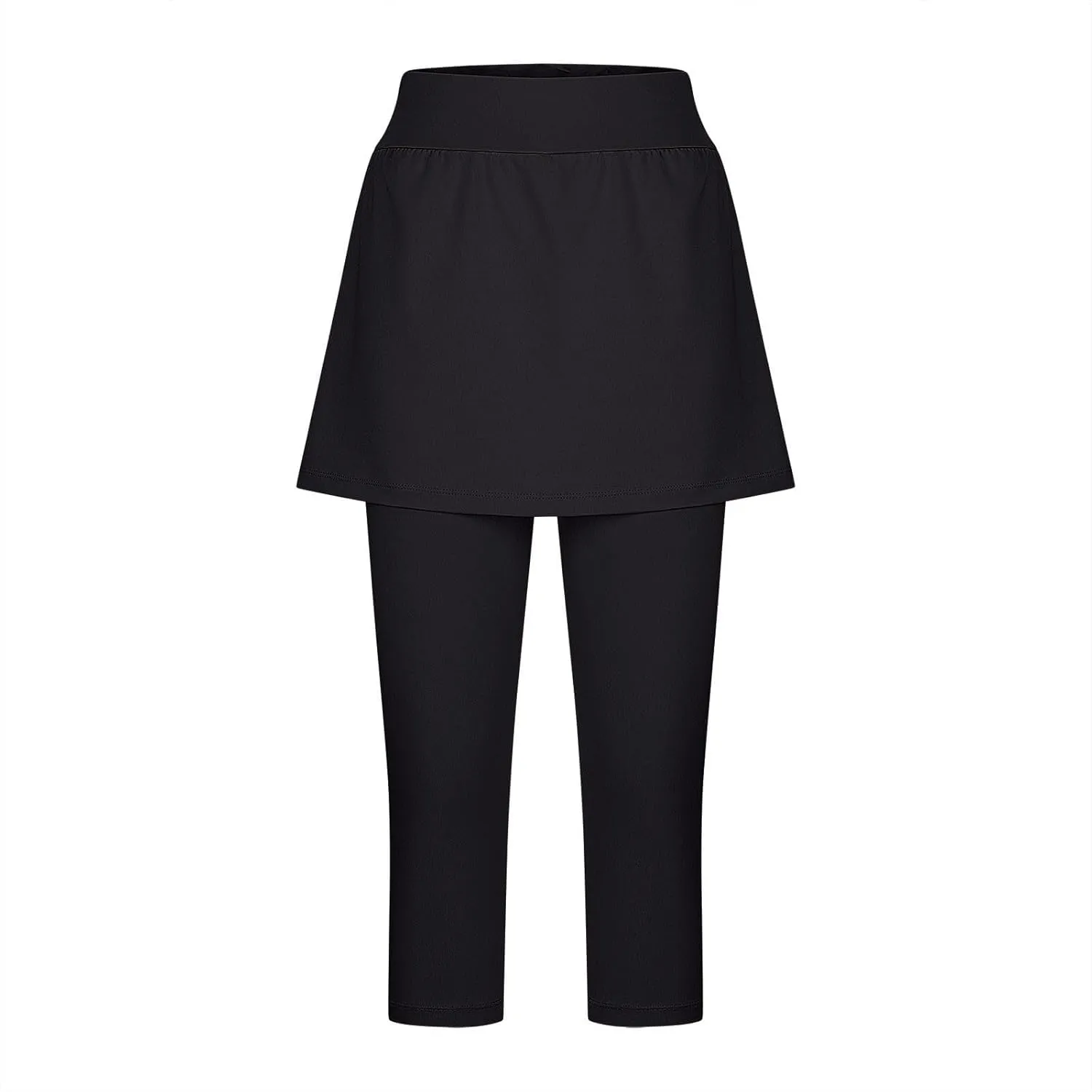 Skirted Leggings for Women 2025 Tennis Golf Skorts Plus Size Skirts Gym Athletic Capris Pickleball Yoga Outfit