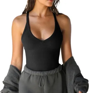 Sleeveless Workout Tops for Women U Neck Racerback Basic Tank Summer Camisole Slim Fit Ladies Shaping Tank Tops
