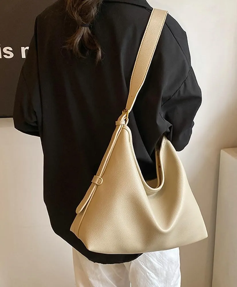 Soft Vegan Leather Shoulder Bags for Women Casual Crossbody Tote Purse Handbag Ladies Work Top Handle Satchels 2psc