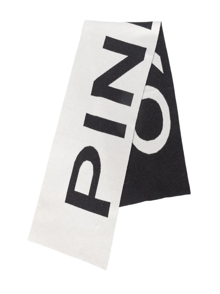 Sogliola sciarpa maxi logo