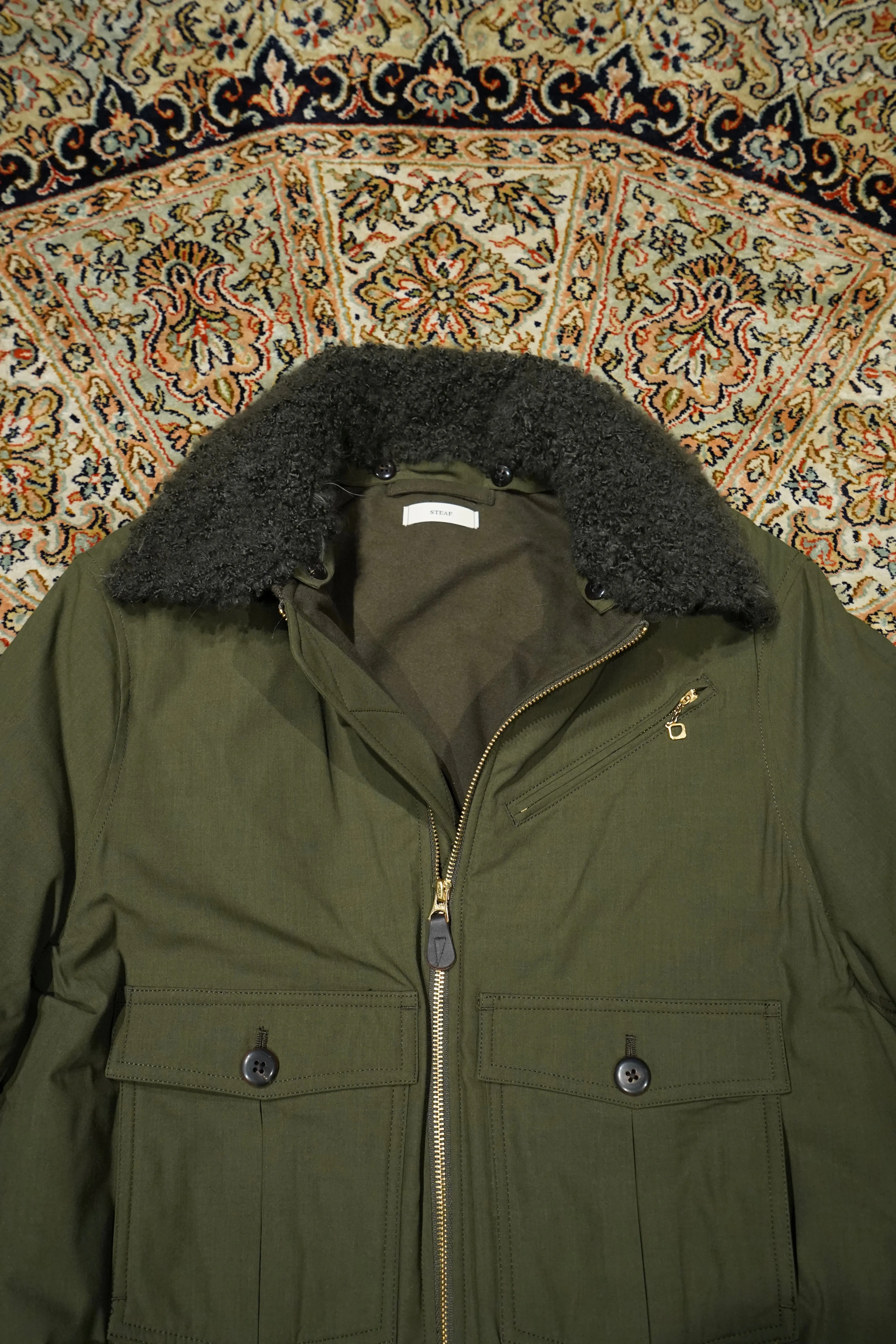 STEAF GLEAM FLIGHT JACKET (EARTH GREEN)