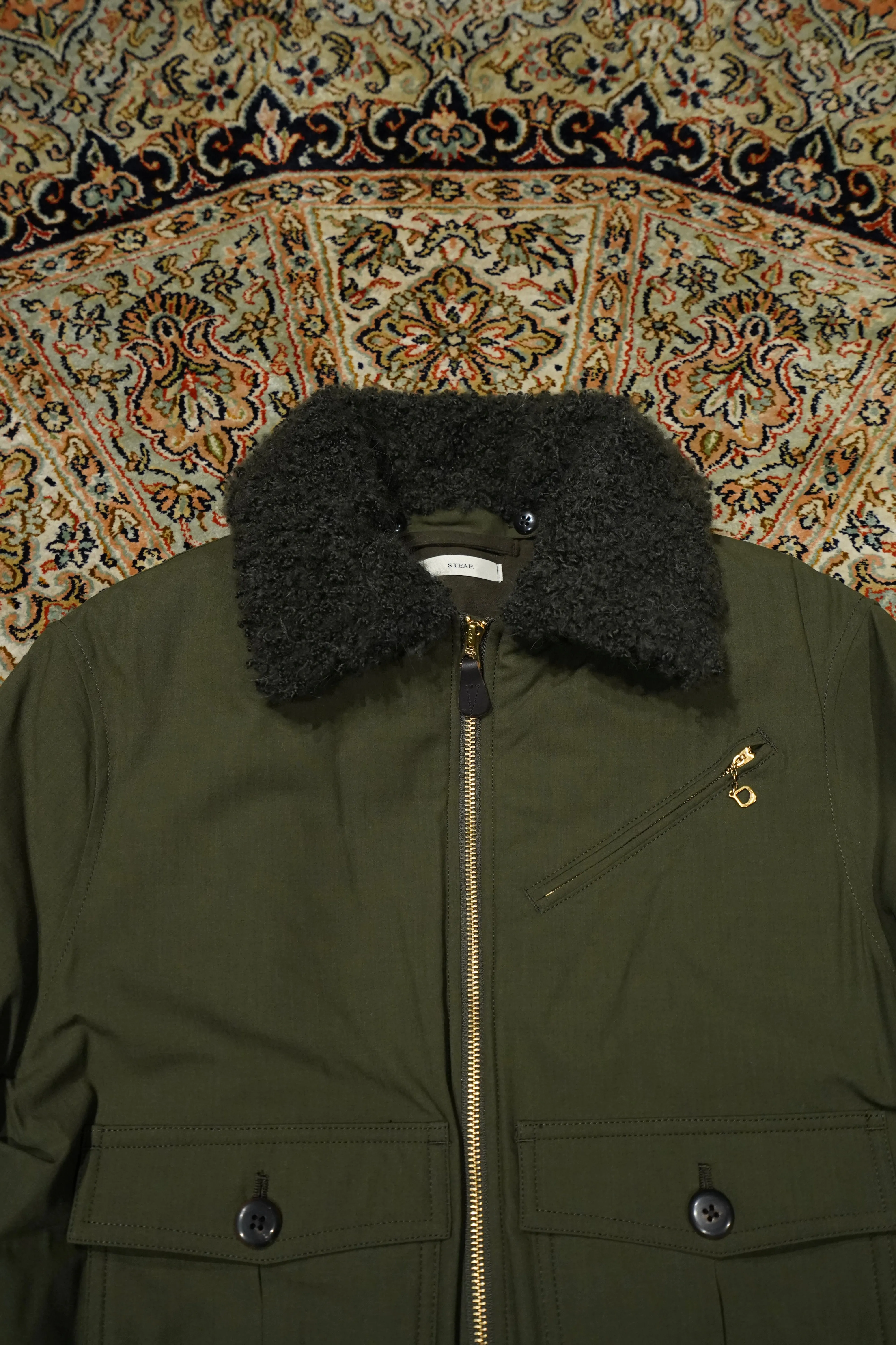 STEAF GLEAM FLIGHT JACKET (EARTH GREEN)