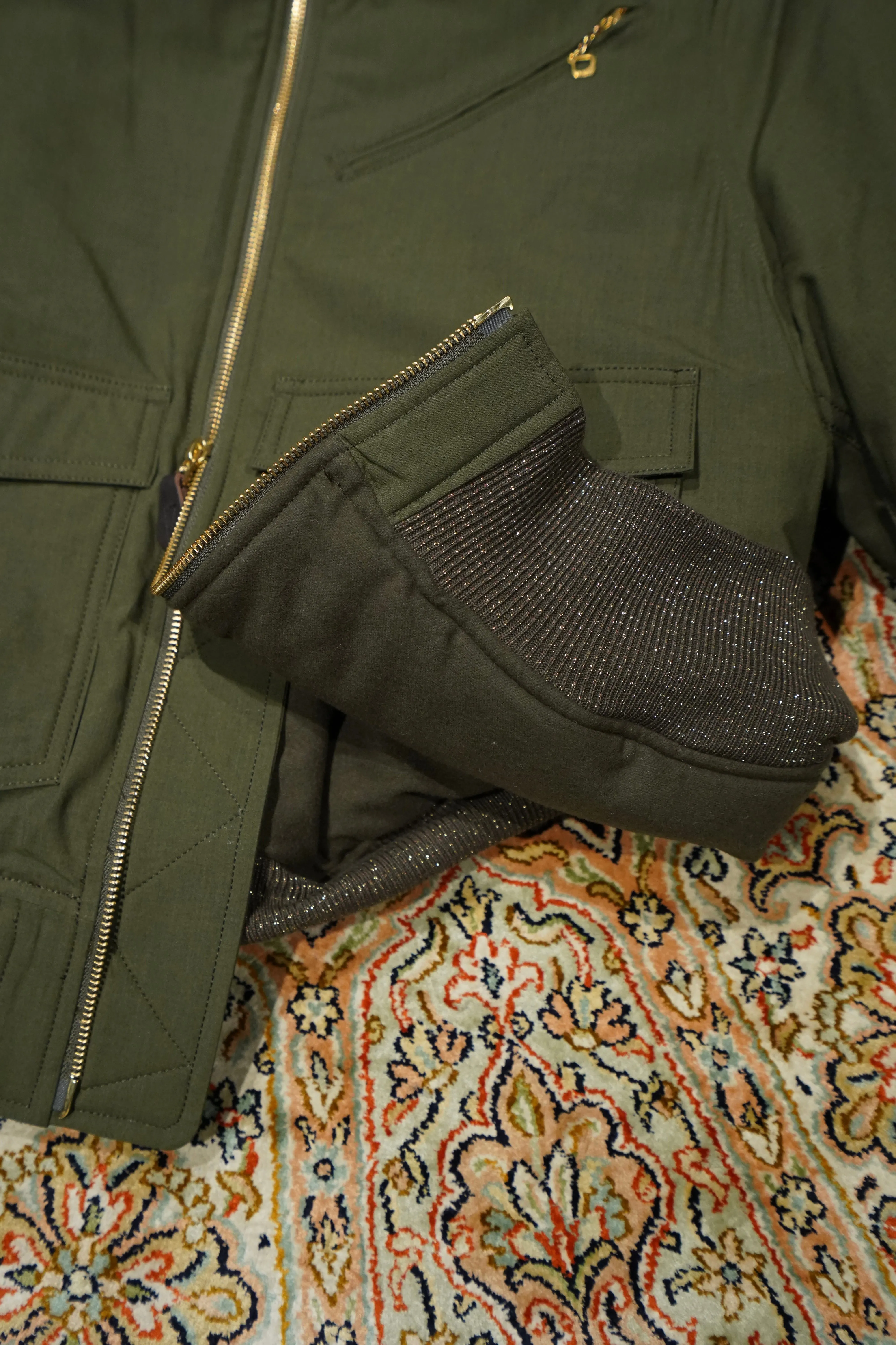 STEAF GLEAM FLIGHT JACKET (EARTH GREEN)
