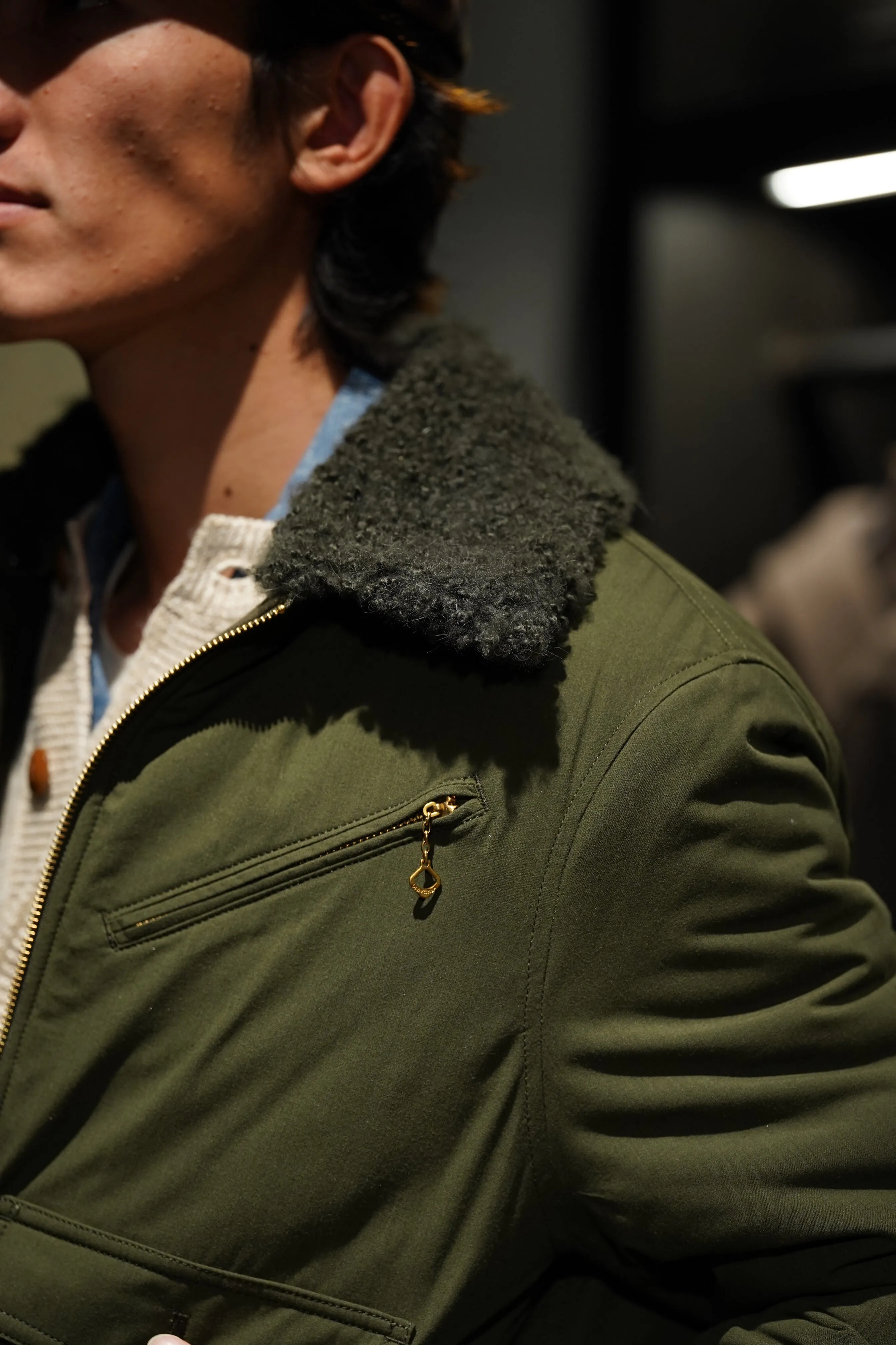 STEAF GLEAM FLIGHT JACKET (EARTH GREEN)