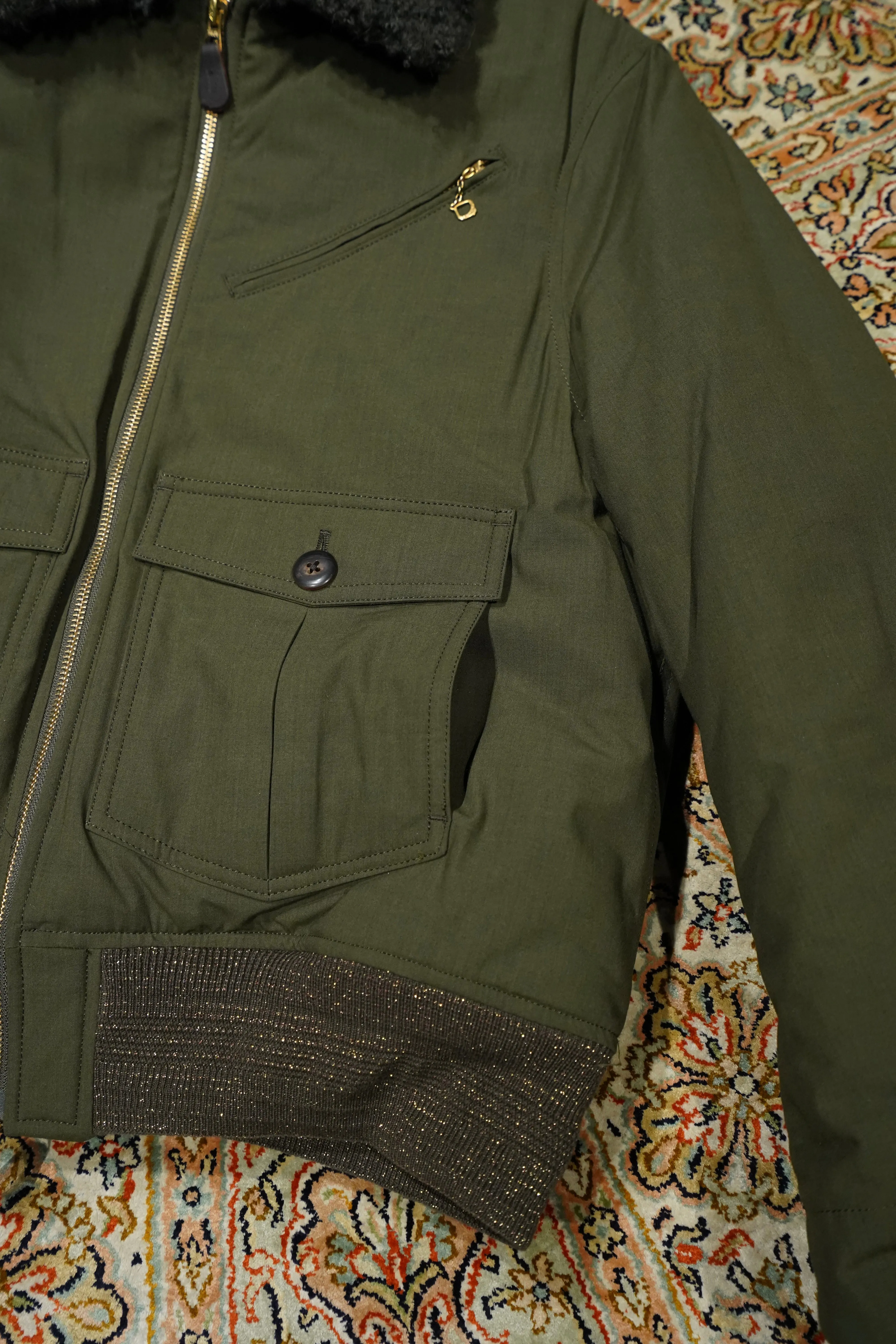 STEAF GLEAM FLIGHT JACKET (EARTH GREEN)