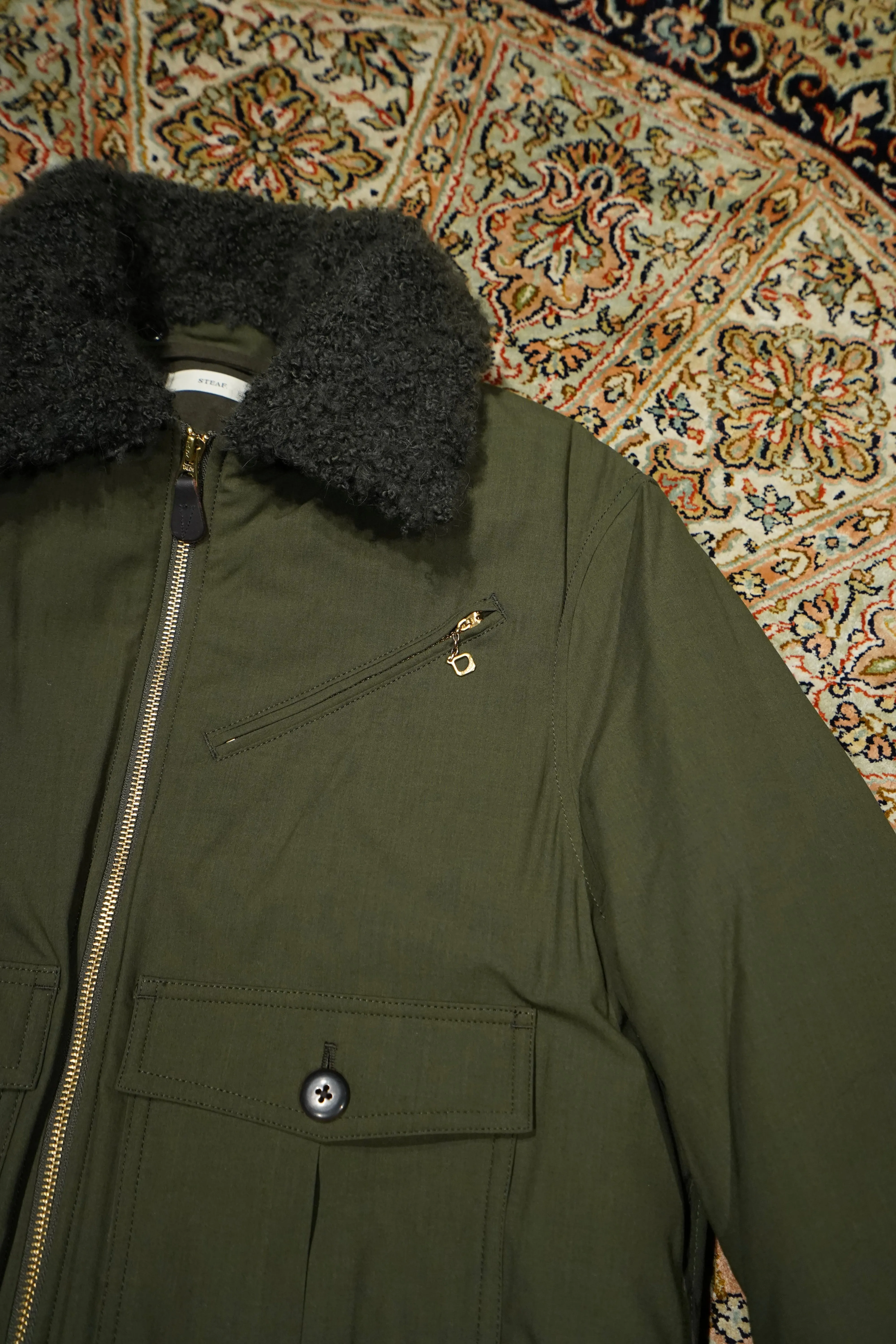 STEAF GLEAM FLIGHT JACKET (EARTH GREEN)