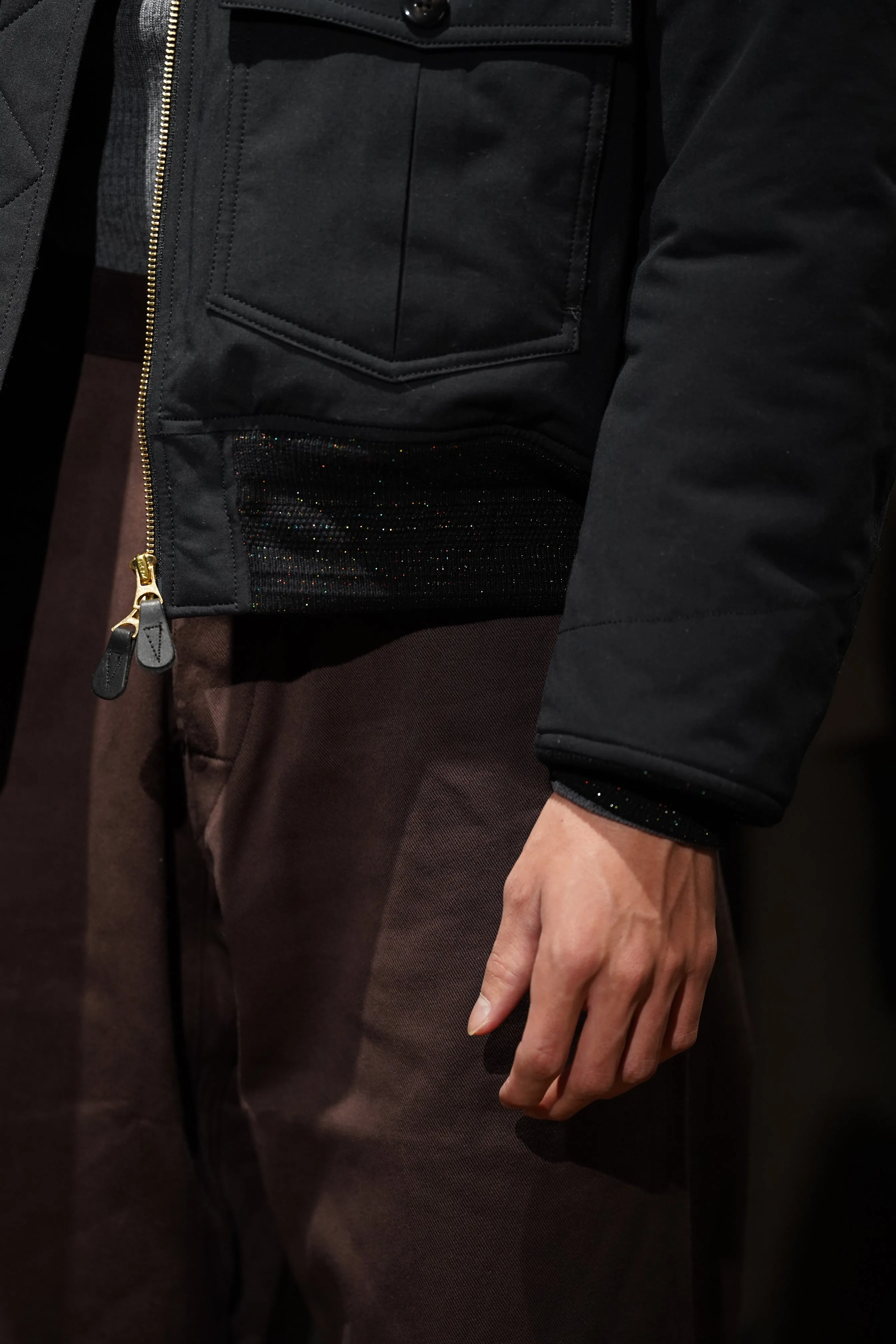 STEAF GLEAM FLIGHT JACKET (SPACE BLACK)
