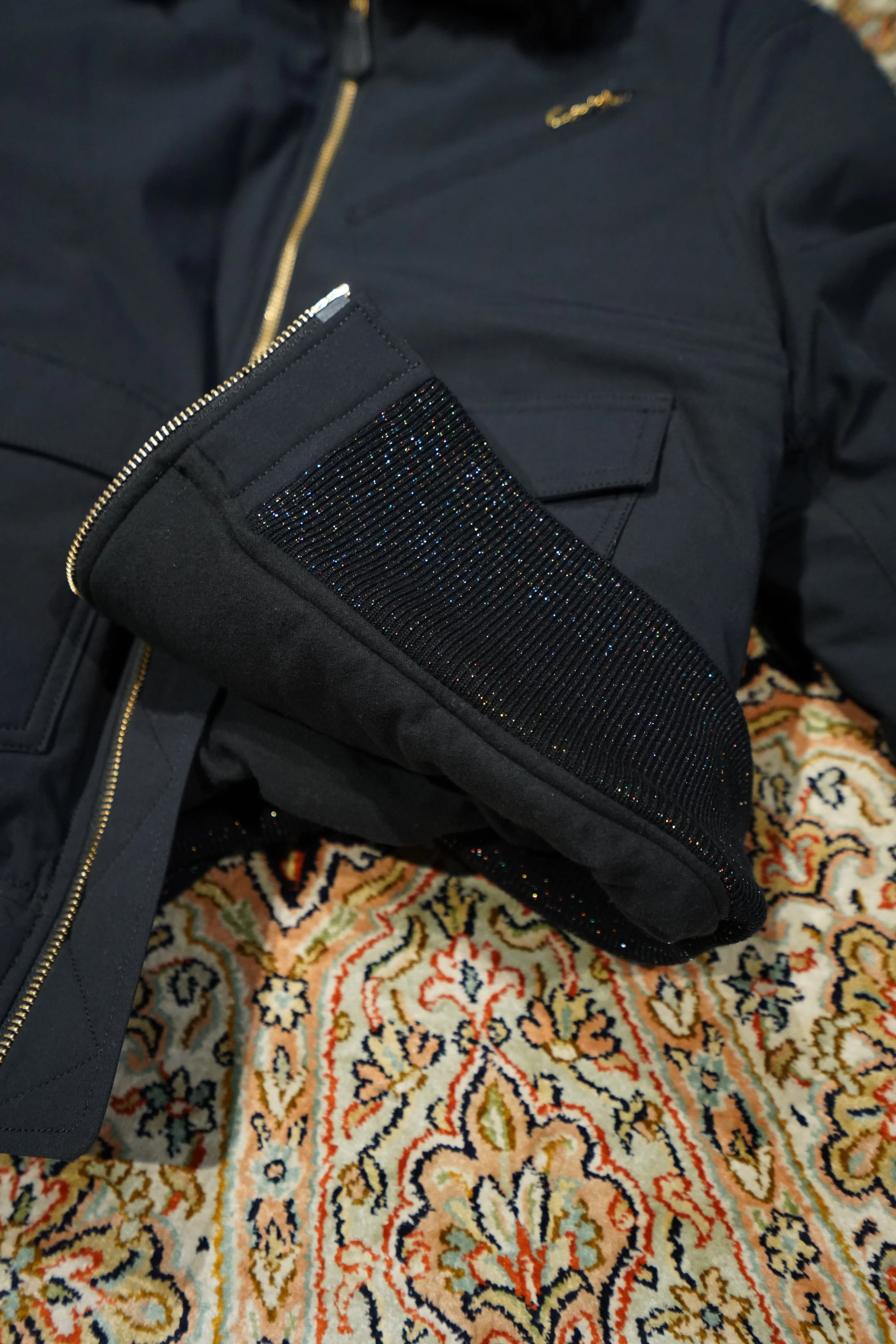 STEAF GLEAM FLIGHT JACKET (SPACE BLACK)