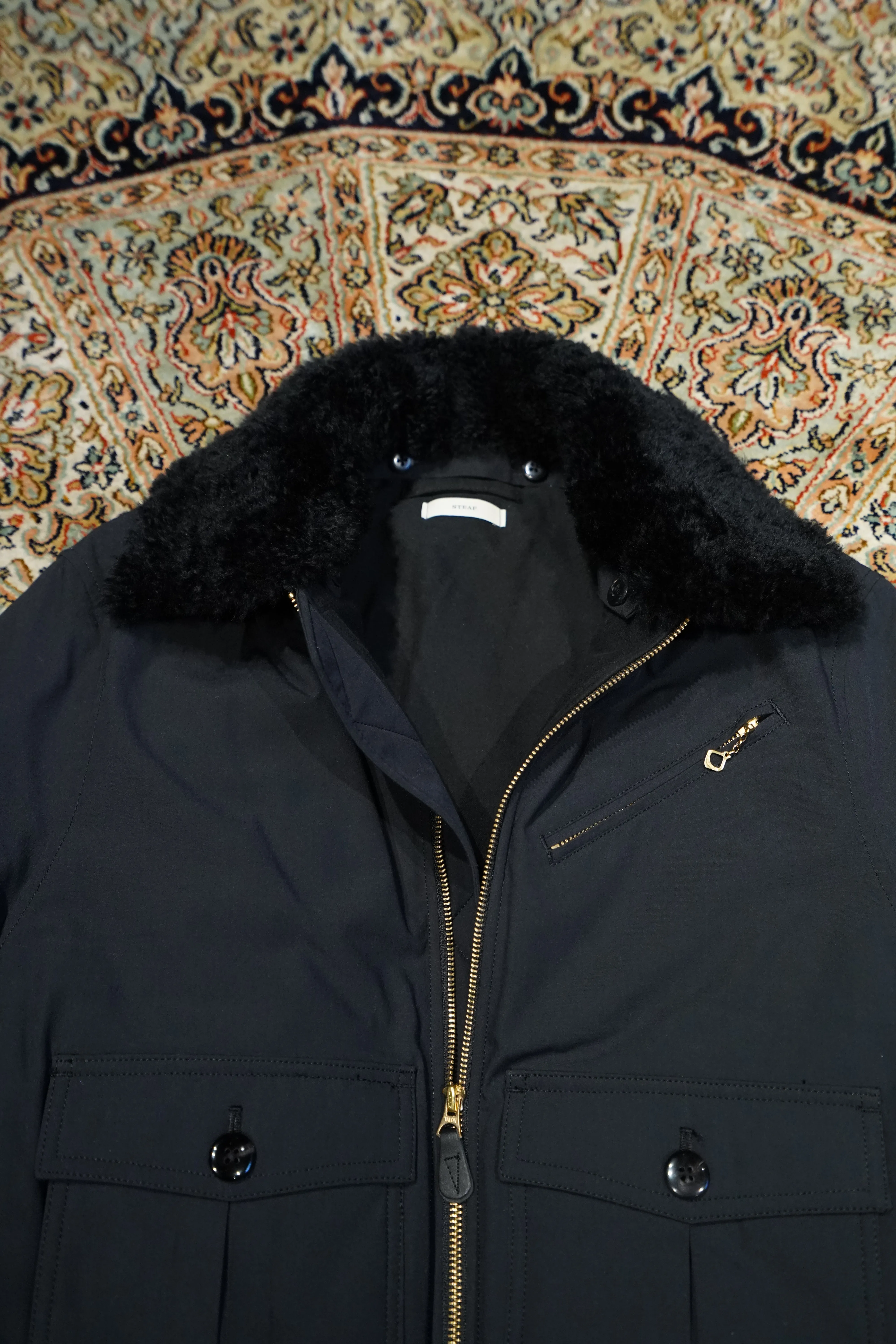STEAF GLEAM FLIGHT JACKET (SPACE BLACK)