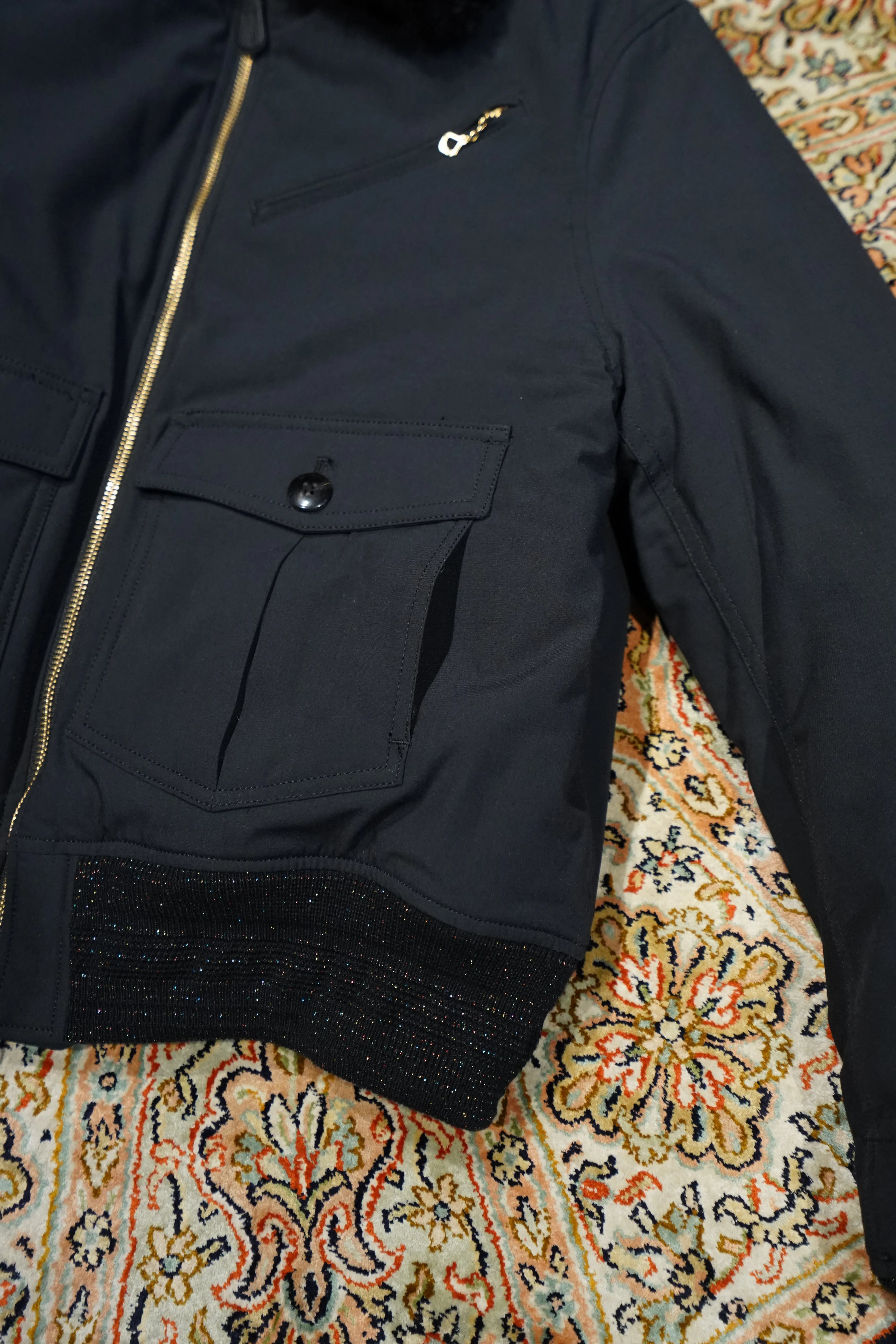 STEAF GLEAM FLIGHT JACKET (SPACE BLACK)