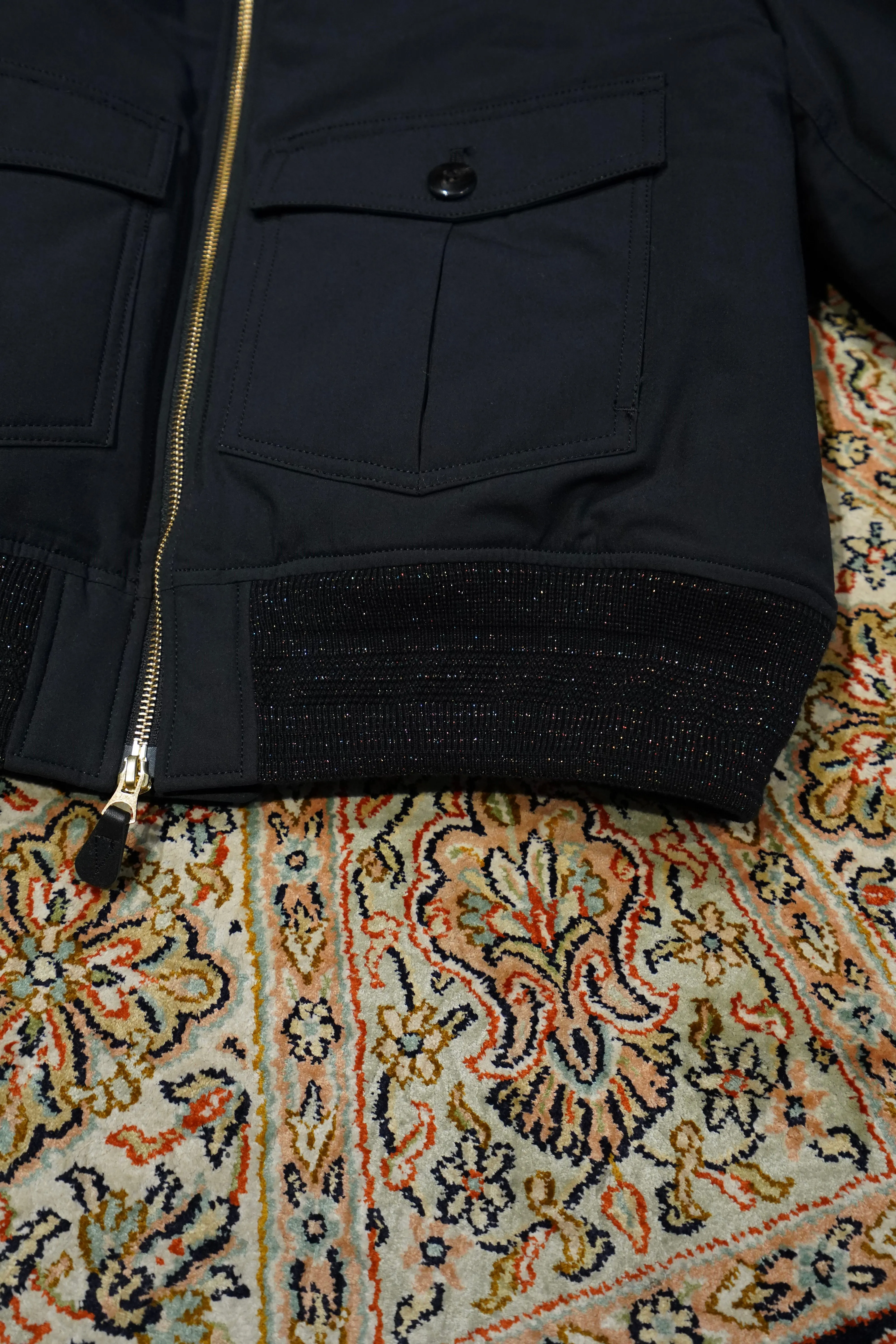 STEAF GLEAM FLIGHT JACKET (SPACE BLACK)