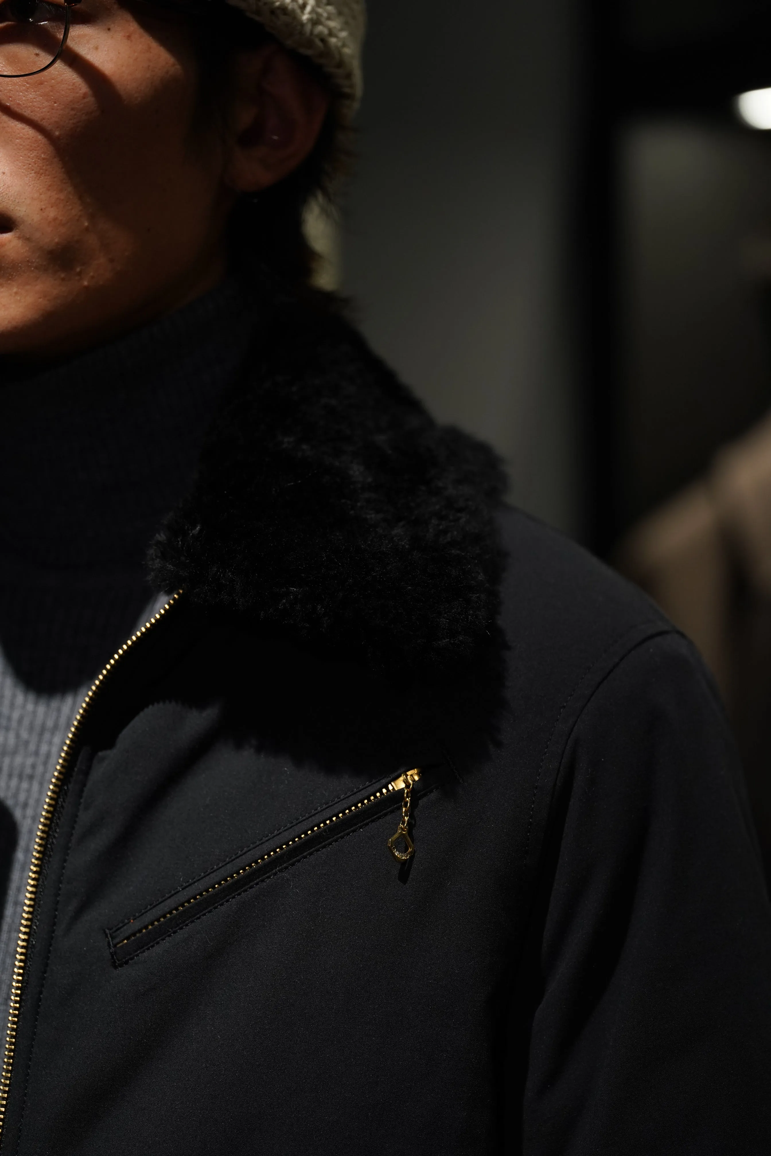 STEAF GLEAM FLIGHT JACKET (SPACE BLACK)