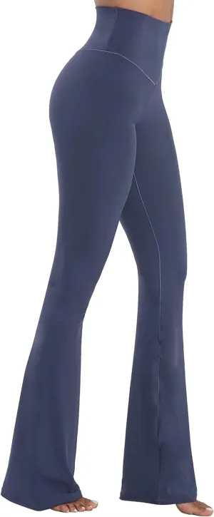 Sunzel High Waisted Mini Flare Leggings for Women, Workout Bootcut Flared Yoga Pants with Tummy Control for Casual Gym