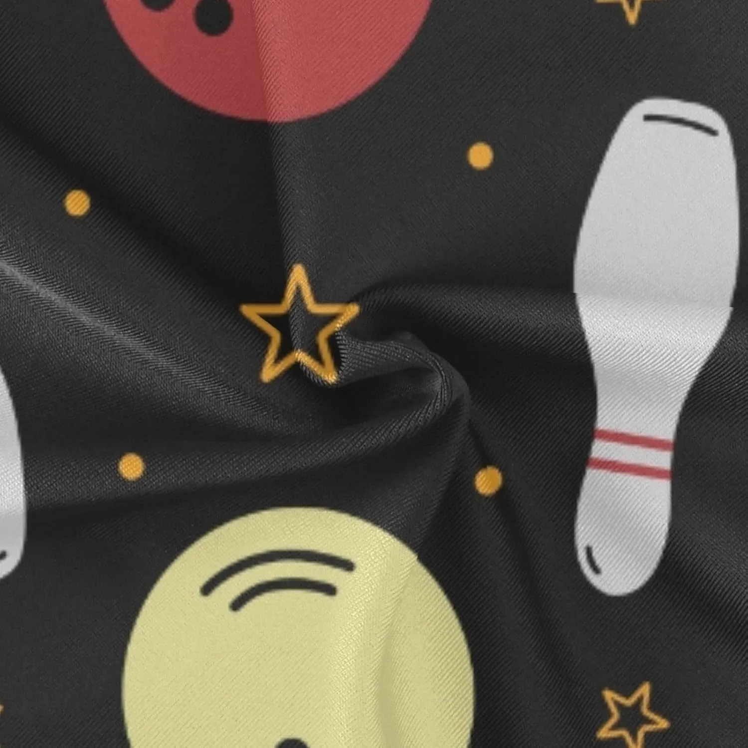 Toddler Boys Swim Trunks,Bowling Pins and Balls on Black Pattern Soft Kids Swim Shorts Sports Pants for Beach Pool