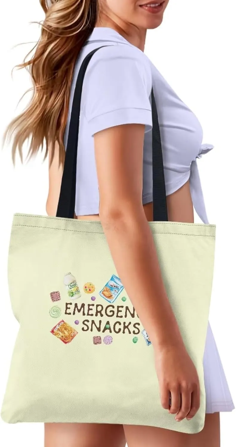 Tote Bag with Unique Patterns Reusable Handbag for Shopping School Sports Beach Food carrying and Gifts