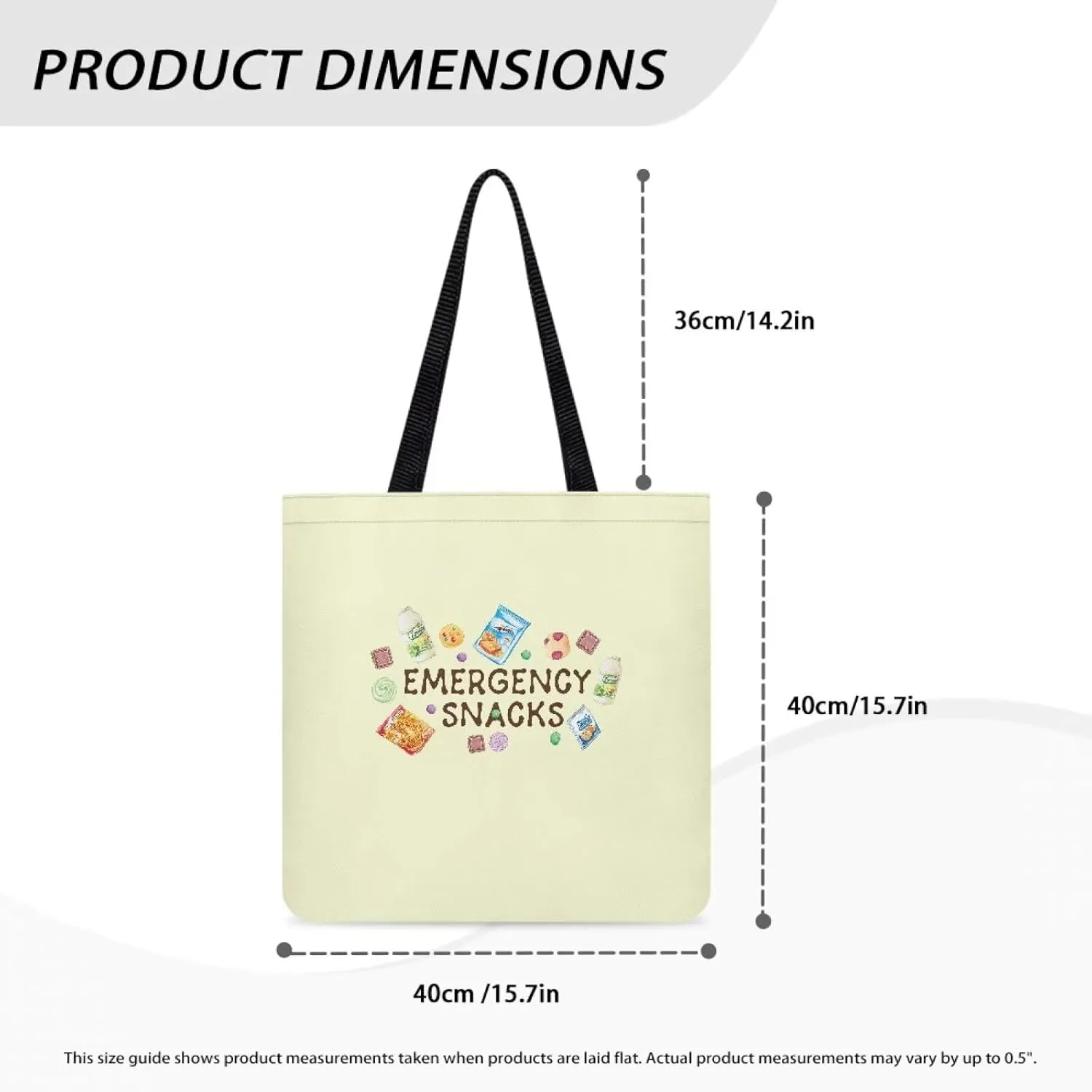 Tote Bag with Unique Patterns Reusable Handbag for Shopping School Sports Beach Food carrying and Gifts