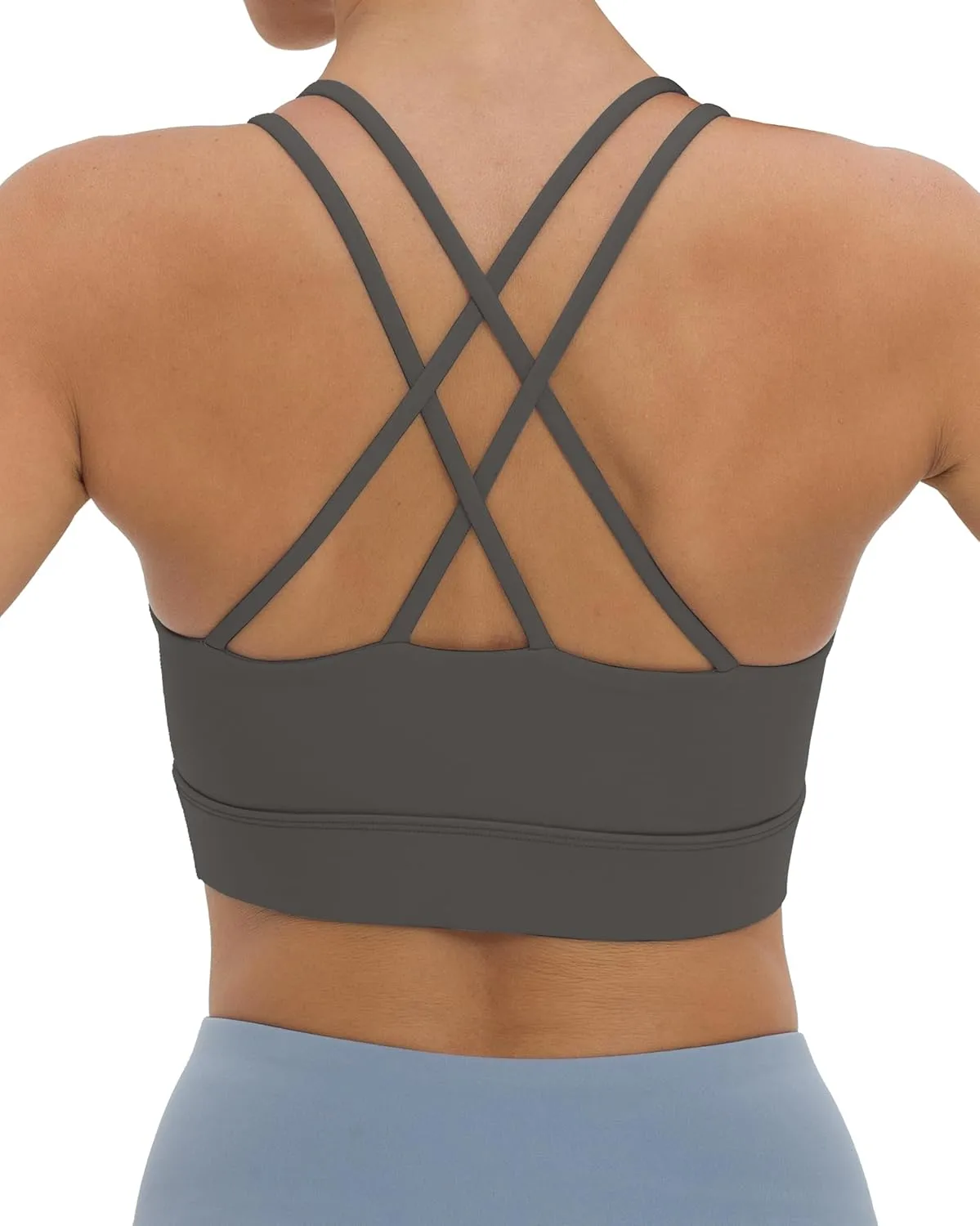 V VOCNI Nursing Bras for Breastfeeding Maternity Sports Bras Tank Top Sexy Crisscross Back Workout Yoga Pregnancy Bra