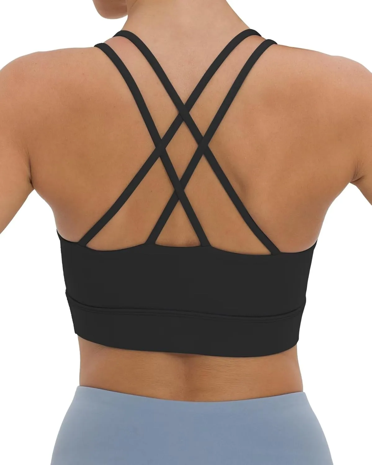 V VOCNI Nursing Bras for Breastfeeding Maternity Sports Bras Tank Top Sexy Crisscross Back Workout Yoga Pregnancy Bra