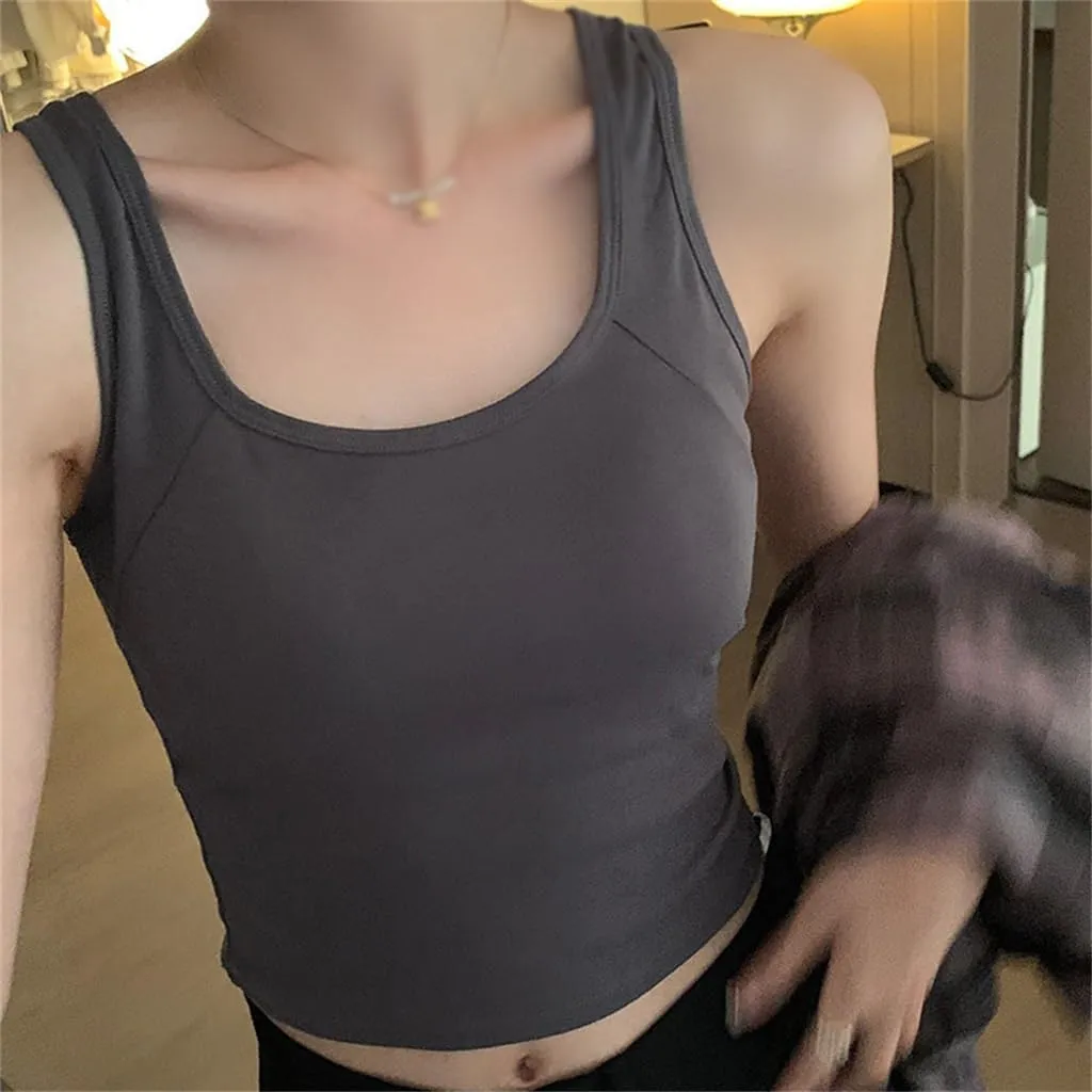 Vest, Camisole Women's Inner Layer Chest Pad Spicy Girl Wrap Around The Chest and Wear a Bra Externally