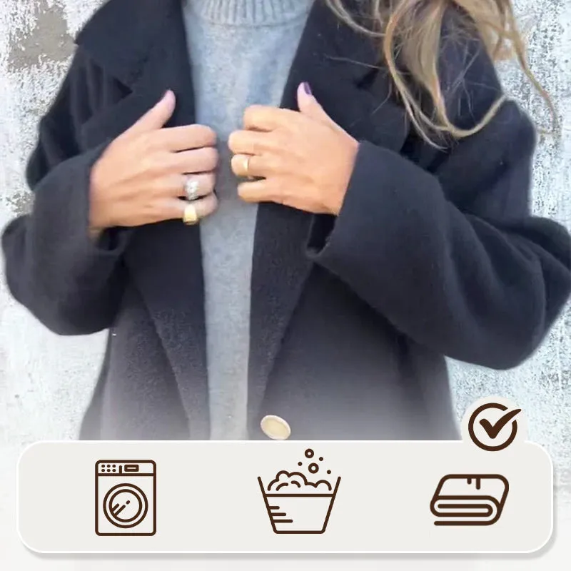 Winter SpecialsWomen's Long-sleeve Tweed Lapel Coat