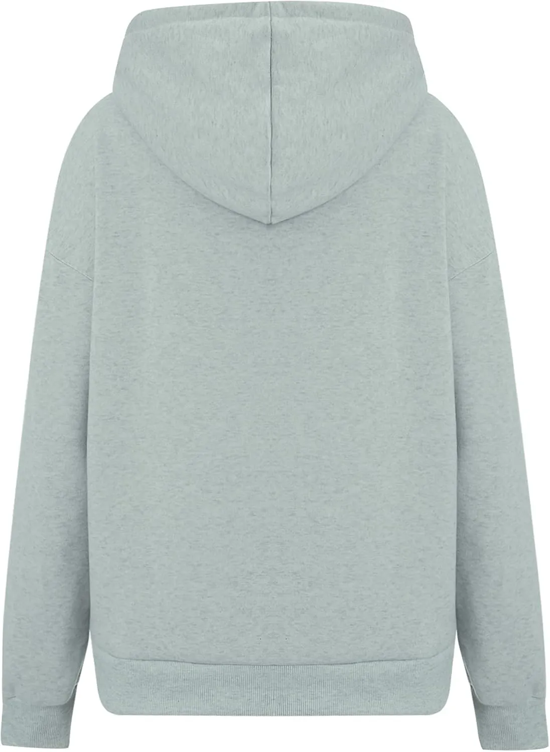 Women Oversized Zip Up Hoodies Sweatshirts Clothes Teen Girl Casual Drawstring Jackets with Pockets