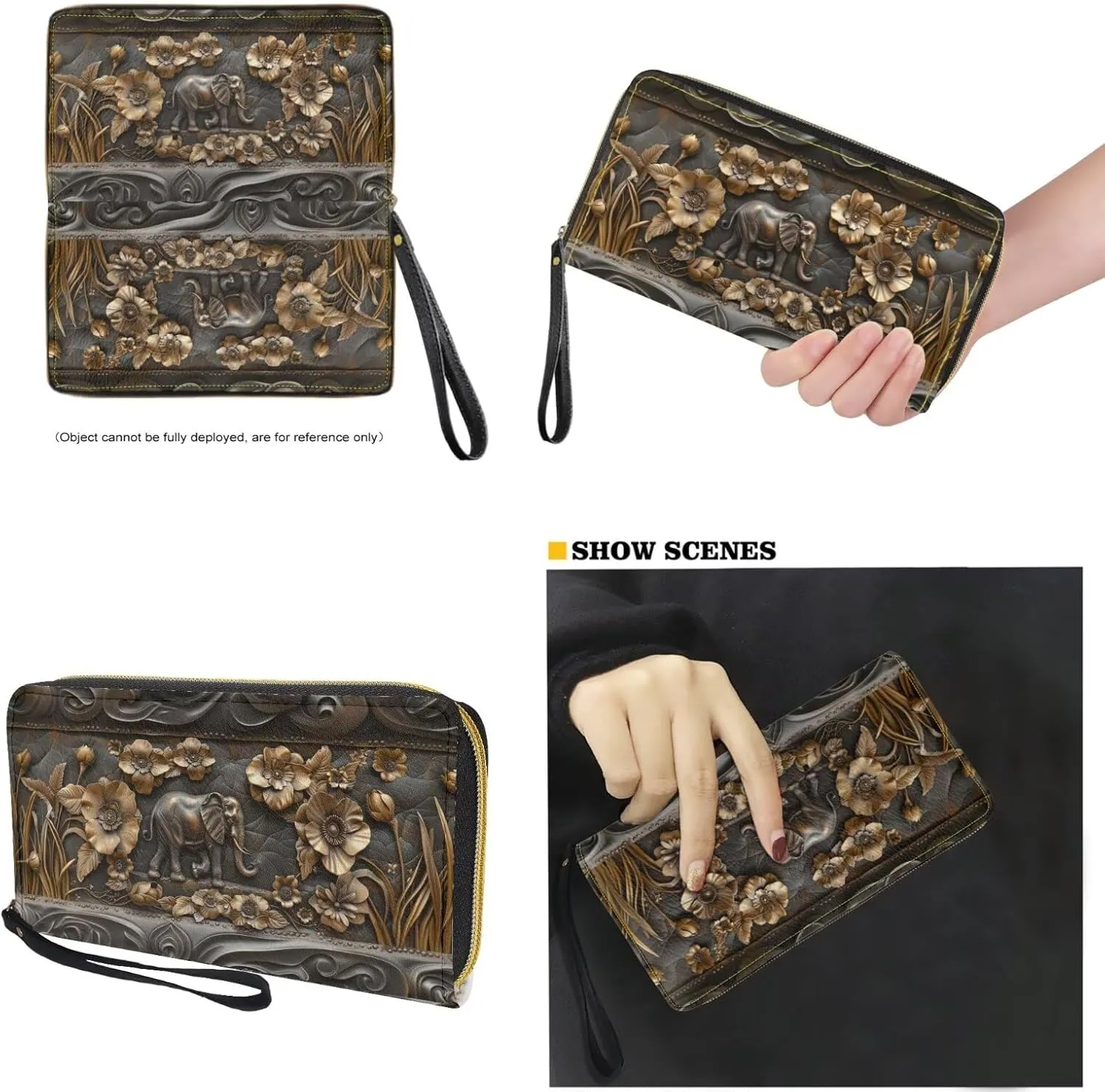 Womens Handbag Wallet Set Leather Satchel Purse Handbag with Wristlet Wallet Top Handle Handbag for Ladies