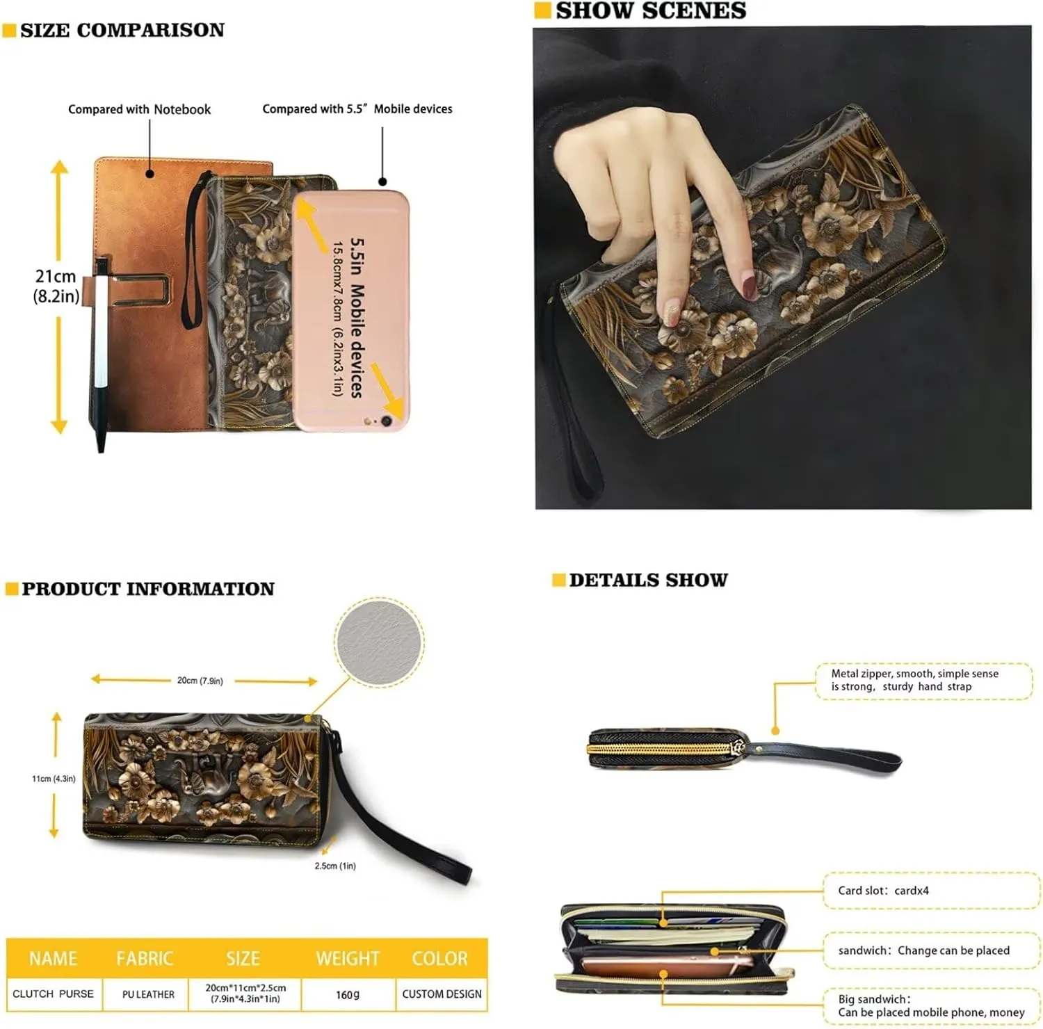 Womens Handbag Wallet Set Leather Satchel Purse Handbag with Wristlet Wallet Top Handle Handbag for Ladies