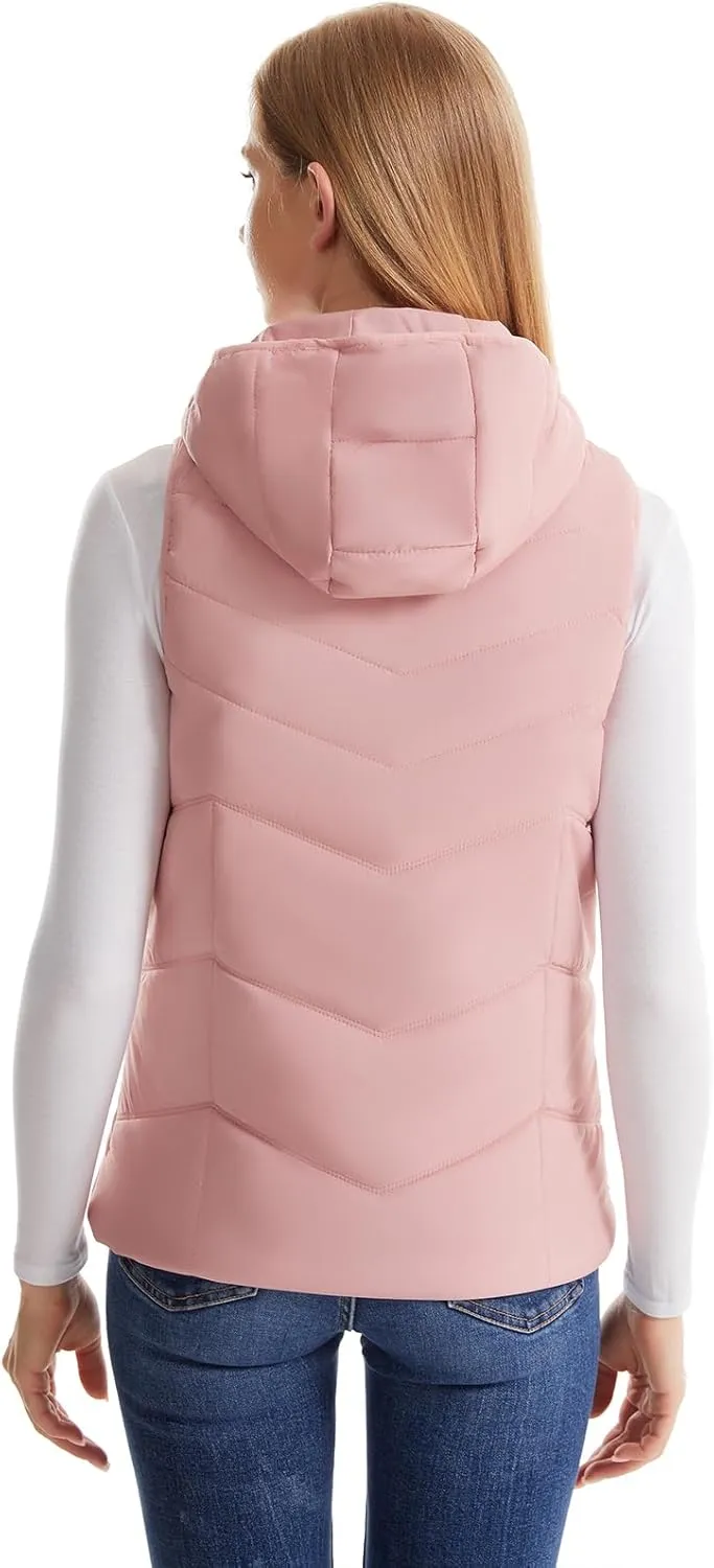 Women's Heated Vest with Battery Heated Body Warmer Winter Outdoor Heating Jackets for Women