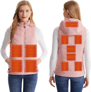 Women's Heated Vest with Battery Heated Body Warmer Winter Outdoor Heating Jackets for Women