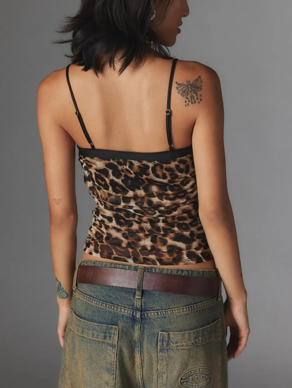Women's Tank Top Spaghetti Strap Camisoles Lace Square Neck Bustier Cami Tops Summer Going Out Tops Y2K Streetwear