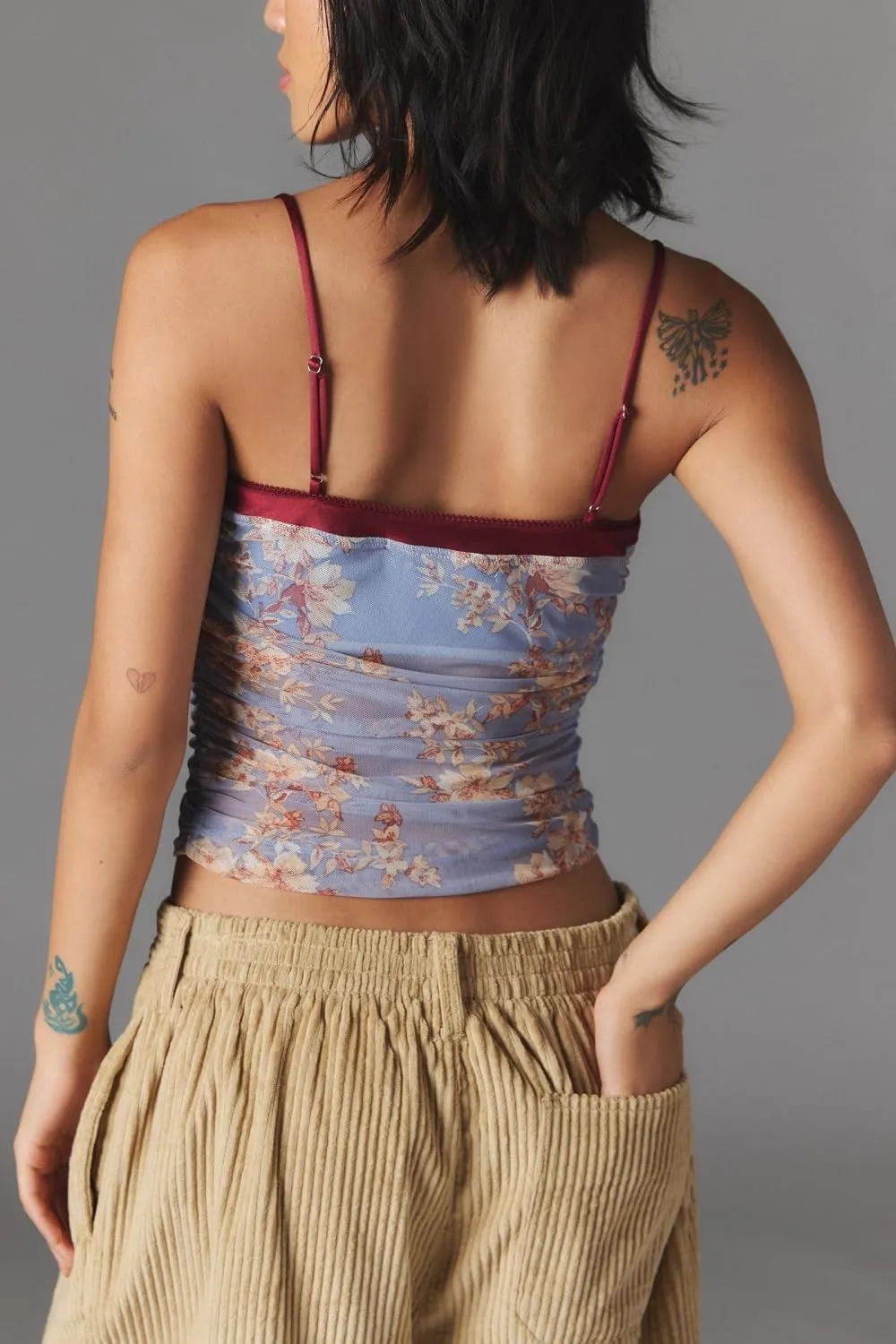 Women's Tank Top Spaghetti Strap Camisoles Lace Square Neck Bustier Cami Tops Summer Going Out Tops Y2K Streetwear