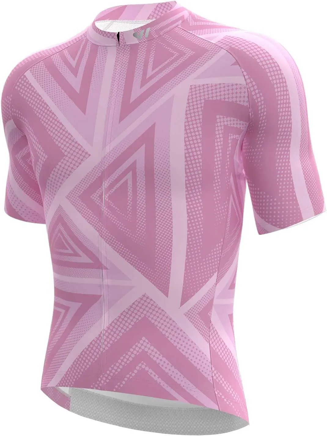 Wulibike Men's Cycling Jerseys Short Sleeve Bike Biking Shirts Full Zip with Pockets Road Bicycle Clothing
