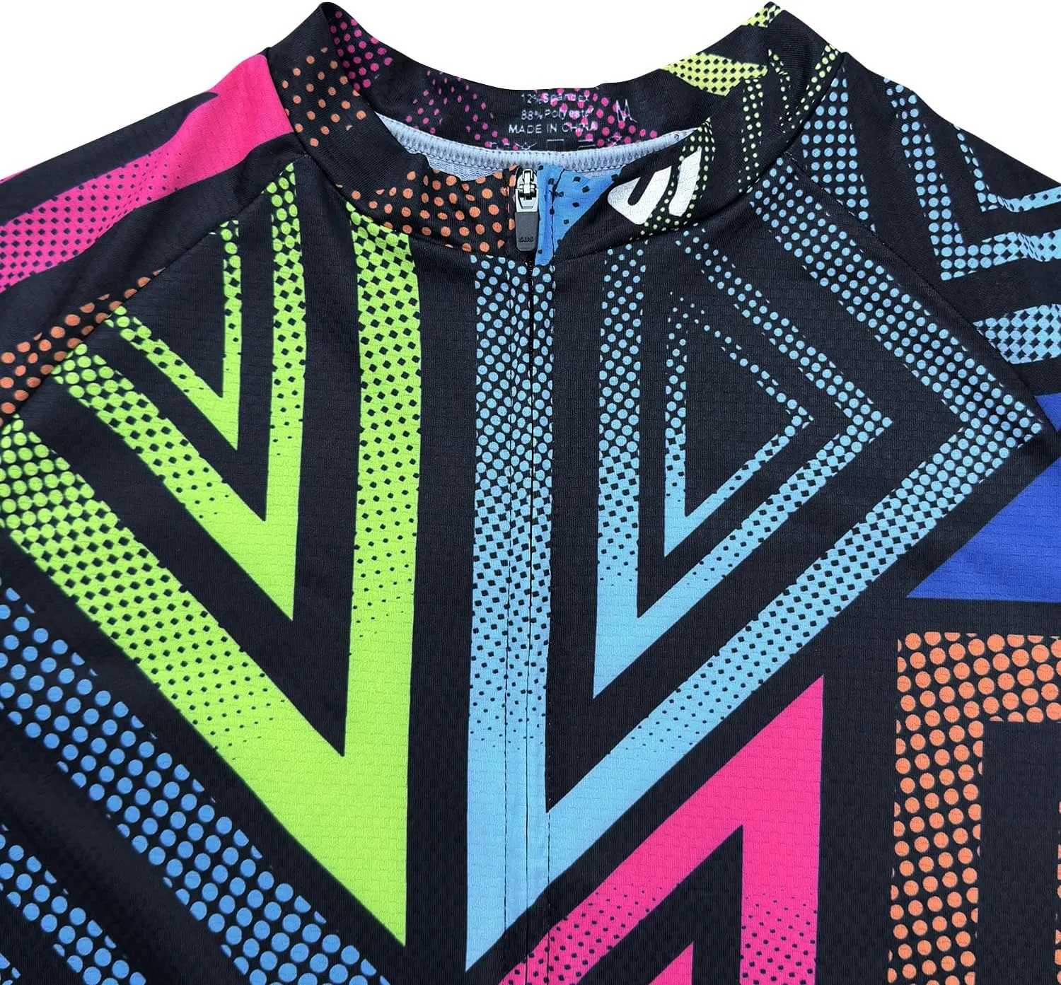 Wulibike Men's Cycling Jerseys Short Sleeve Bike Biking Shirts Full Zip with Pockets Road Bicycle Clothing