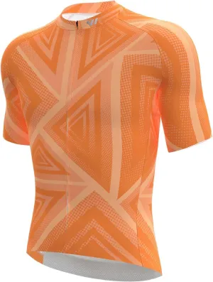 Wulibike Men's Cycling Jerseys Short Sleeve Bike Biking Shirts Full Zip with Pockets Road Bicycle Clothing