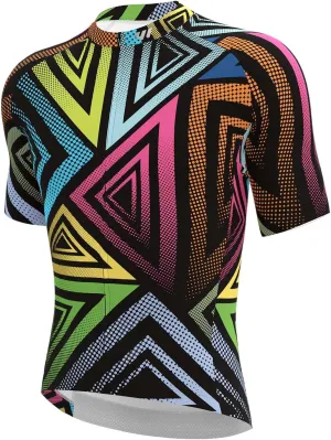 Wulibike Men's Cycling Jerseys Short Sleeve Bike Biking Shirts Full Zip with Pockets Road Bicycle Clothing